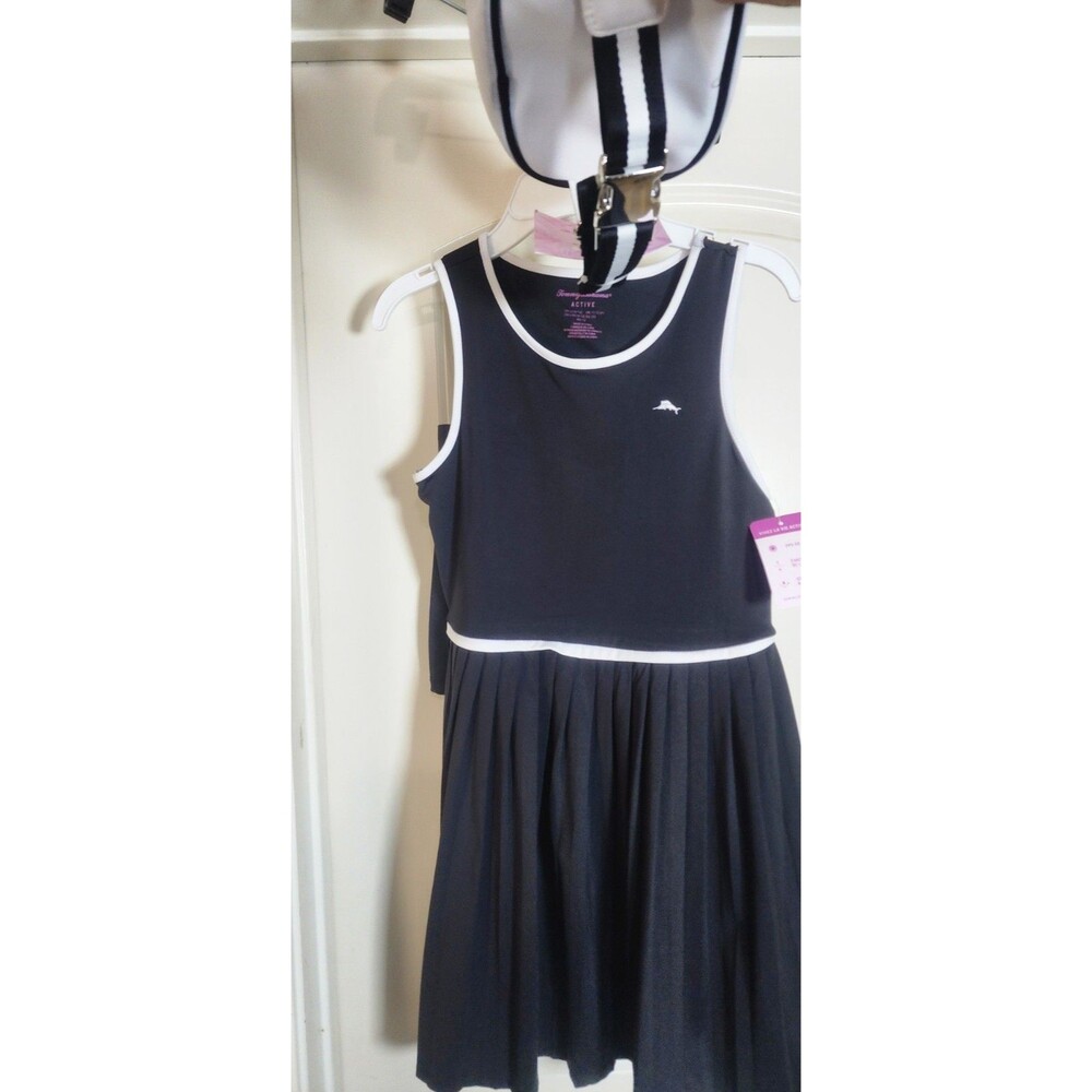 Tommy Bahama Girls Summer Outfit Dress With Shorts And Crossbody Bag 10/12